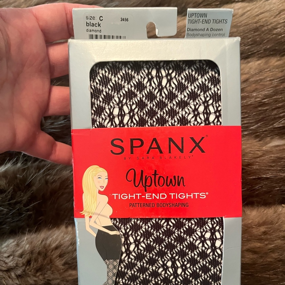 SPANX Black diamond body shaping tights